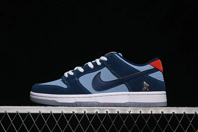 All Categories Nk SB Dunk Series Nk SB Dunk Low Low-top sneakers Nike SB Dunk Low Scratch Blue Chicken SB low-top sports and leisure sneakers DX5549-400